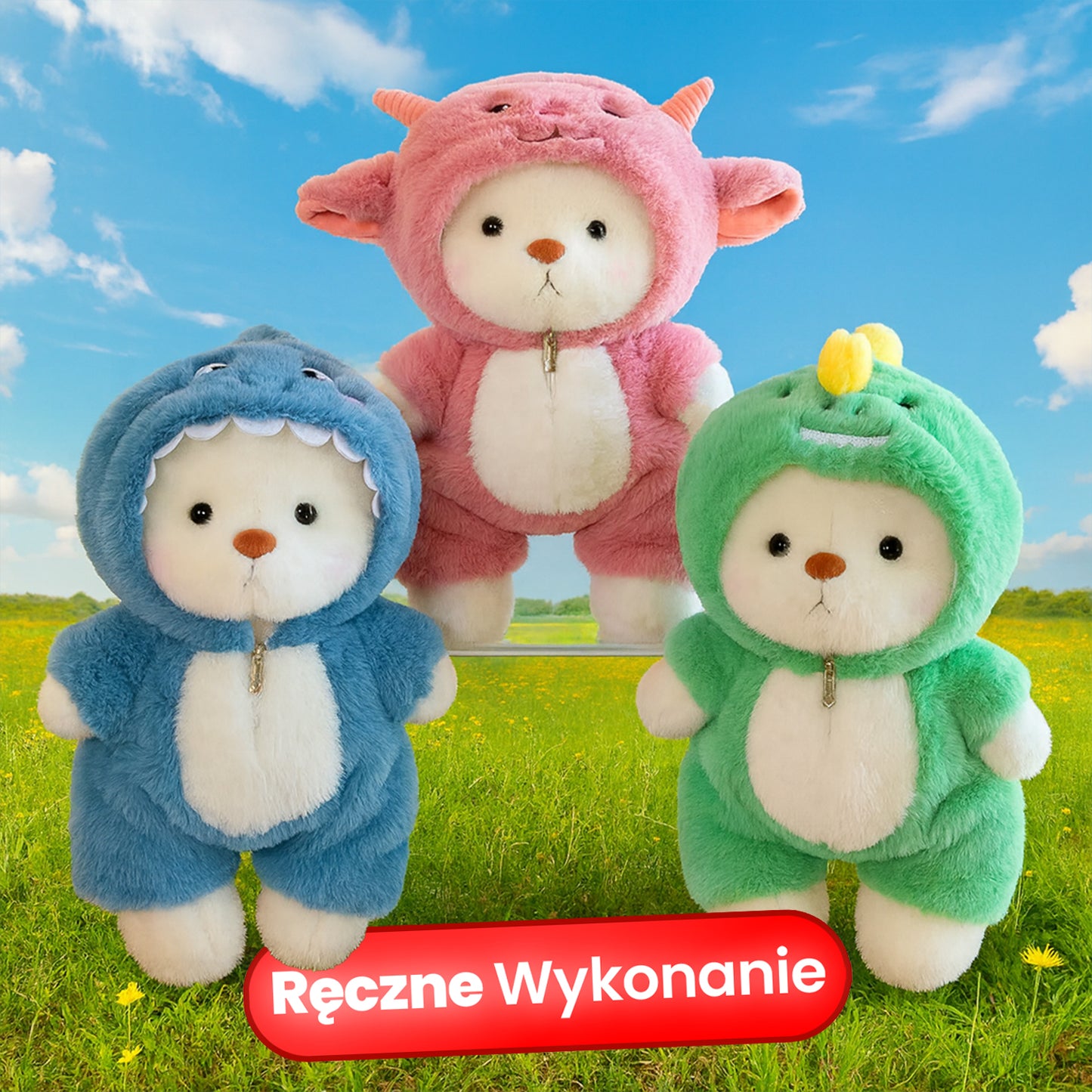 Glumisie - Ręcznie robione misie z ubrankiem